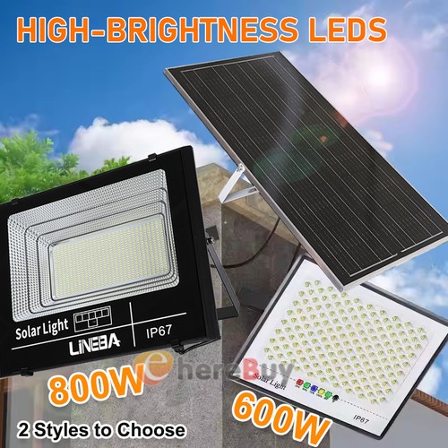 800w solar flood lights - solar, 648led