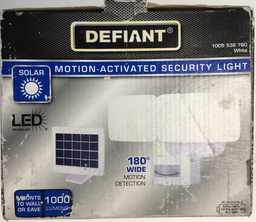 Defiant motion activated flood - motion,