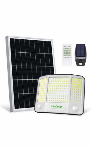 Intelamp solar flood - intelamp, lights