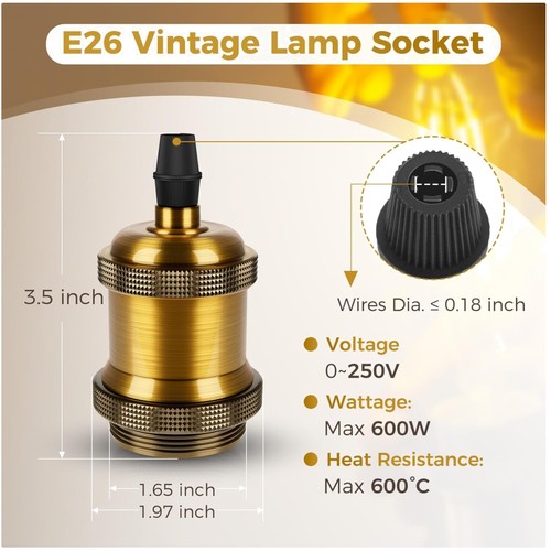 Vintage style light socket - vintage,