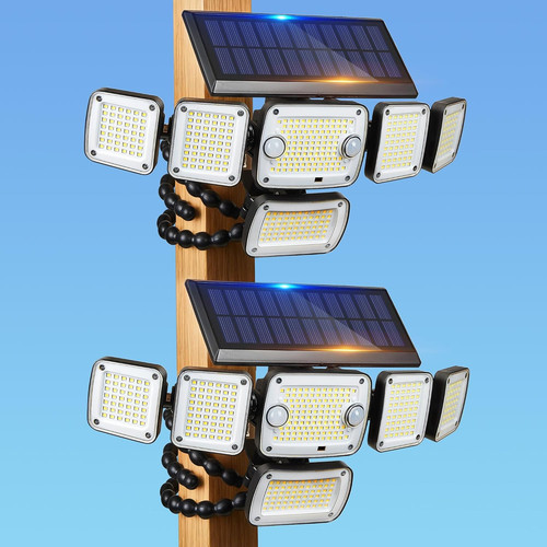 5000lm solar flood lights - 5000lm,